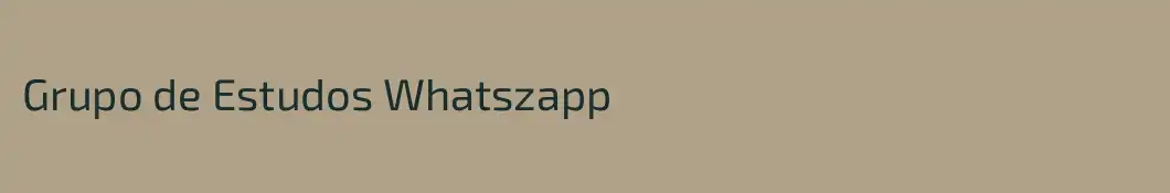 Grupo de Estudos Whatszapp